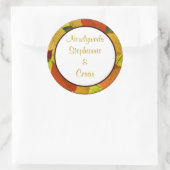 6 - 3" Pflege Stickers Foliage Blätter (Tasche)