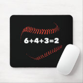 6+4+3=2 Baseball-Baseball-Geschenk für Baseball Mousepad (Mit Mouse)