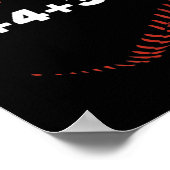 6+4+3=2 Baseball-Baseball-Geschenk für Baseball Poster (Ecke)
