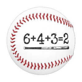 6+4+3=2 Baseball-Doppelspielzahl Baseman  Baseball