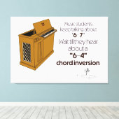 6-4 Akkordumkehrung Leinwanddruck (Insitu (Holzboden))