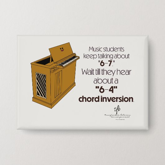6-4 Akkordumkehrung SPECIAL Off-White Button (Vorderseite)