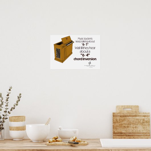 6-4 Chord Inversion Poster (Küche)