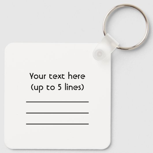 6-4 Chord Inversion  Schlüsselanhänger (Rückseite)