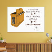 6-4 Chord Inversion SPECIAL Off-White Leinwanddruck (Insitu (Wohnzimmer))