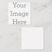 6,4 cm x 6,4 cm Begleitkarte (Vorne/Hinten)