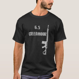 6 5 Creedmoor AR 10 Rifle Long Range 2A Shooting R T-Shirt
