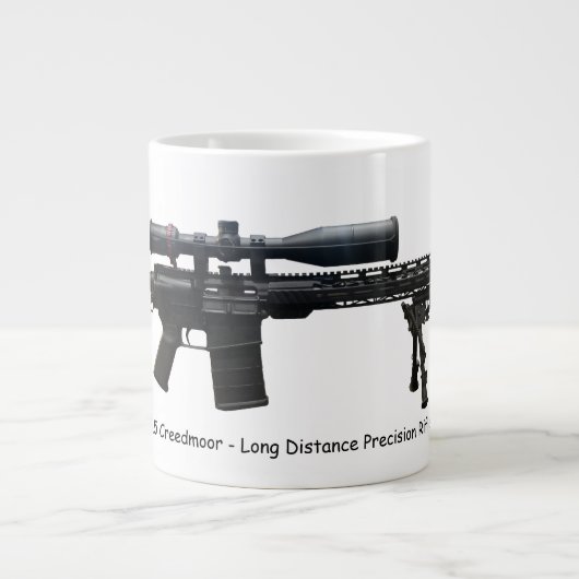 6.5 Creedmoor - Lange Entfernung Präzision Rifle Jumbo-Tasse (Vorderseite)