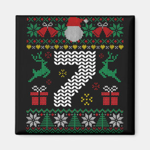6 7 67 Meme Six Seven Lustiges Weihnachten Hässlic Magnet