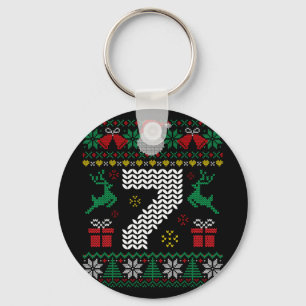 6 7 67 Meme Six Seven Lustiges Weihnachten Hässlic Schlüsselanhänger
