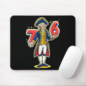 6-7 7-6 Funny George Washington Six Seven Meme Mousepad (Mit Mouse)