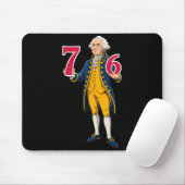 6 7 7 6 George Washington Sechs Sieben Mousepad (Mit Mouse)