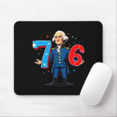 6-7 7-6 George Washington Sieben Sechs Lehrer Amer Mousepad (Mit Mouse)