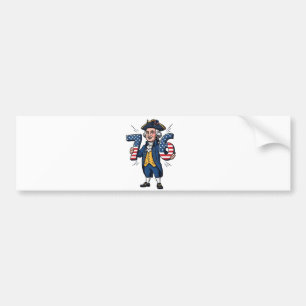 6-7-7-6 George Washington Six Seven Meme 67 Trend Autoaufkleber