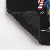 6-7 7-6 George Washington Six Seven Meme Gen Alpha Mousepad (Ecke)