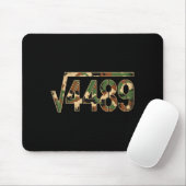6 7 Army Pattern Meme Square Root 4489 Slang Math Mousepad (Mit Mouse)