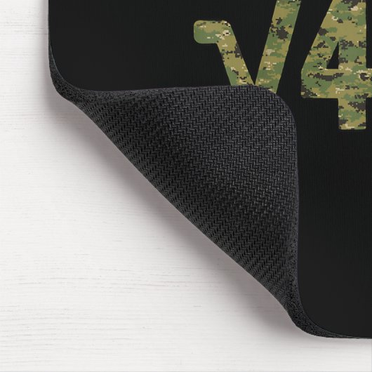 6 7 Army Pattern Meme Square Root 4489 Slang Math  Mousepad (Ecke)