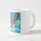 6 7 Basset Hound underwater with fish  Jumbo-Tasse (Vorderseite Rechts)