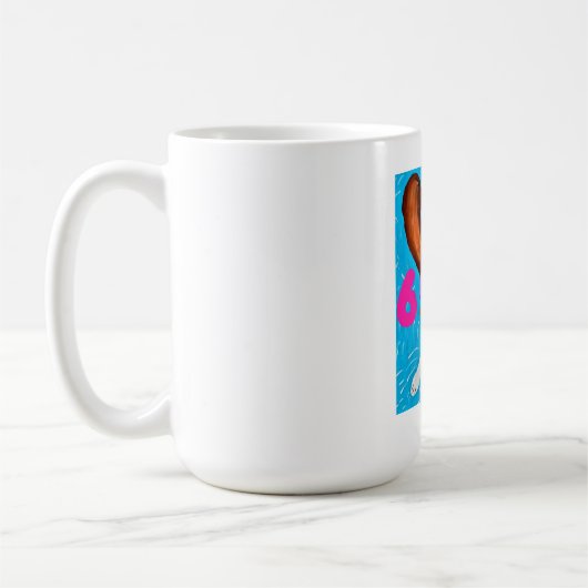 6 7 Basset Hound underwater with fish  Kaffeetasse (Links)