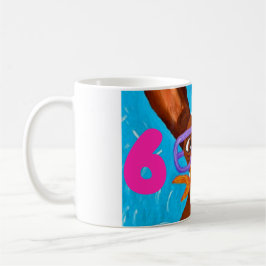 6 7 Basset Hound underwater with fish  Kaffeetasse