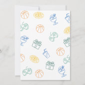 6-7 Birthday Invitation for Boys, Six Seven Meme Einladung (Rückseite)