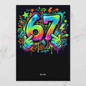 6-7 Boys Birthday Party Invitation Einladung (Rückseite)