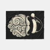 6 7 Christmas 67 Santa Six Seven Christmas Boys Te Fleecedecke (Vorderseite (Horizontal))