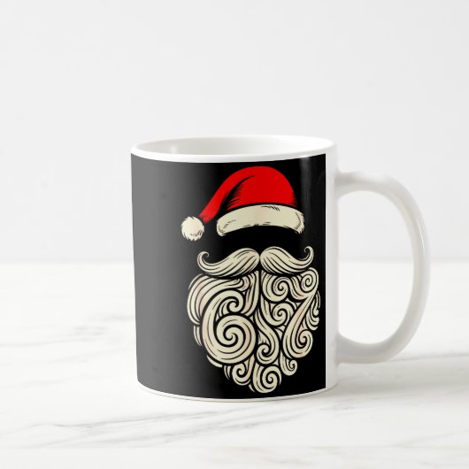 6 7 Christmas 67 Santa Six Seven Christmas Boys Te Kaffeetasse (Rechts)