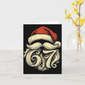6 7 Christmas 67 Santa Six Seven Christmas Boys Te Karte (Gelbe Blume)