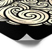 6 7 Christmas 67 Santa Six Seven Christmas Boys Te Poster (Ecke)