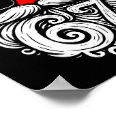 6 7 Christmas 67 Santa Six Seven Christmas Boys Te Poster (Ecke)