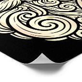 6 7 Christmas 67 Santa Six Seven Christmas Boys Te Poster (Ecke)