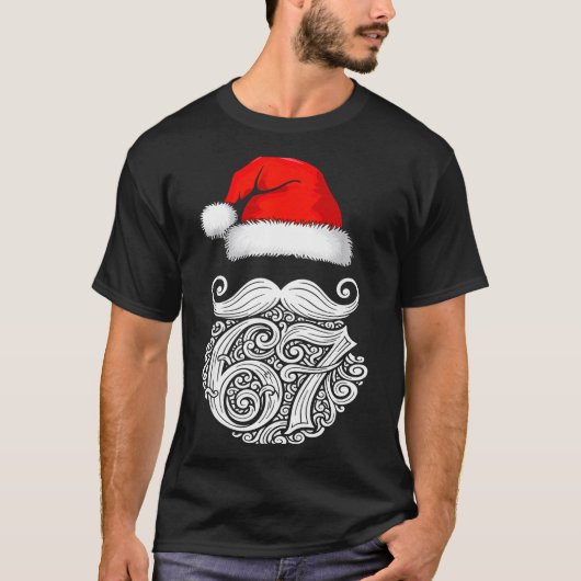 6 7 Christmas 67 Santa Six Seven Christmas Boys Te T-Shirt (Vorderseite)
