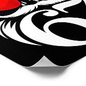 6 7 Christmas 67 Santa Six Seven Christmas Poster (Ecke)