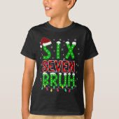6 7 Christmas Bruh Six Seven Xmas 67 Merry Christm T-Shirt (Vorderseite)