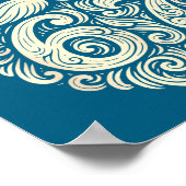 6 7 Christmas Funny 67 Santa Six Seven Christmas B Poster (Ecke)