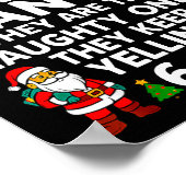 6 7 Christmas Santa Naughty List Boys Funny 67 Mem Poster (Ecke)