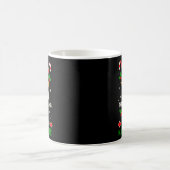 6 7 Christmas Santa Naughty List Six Seven Funny 6 Kaffeetasse (Mittel)