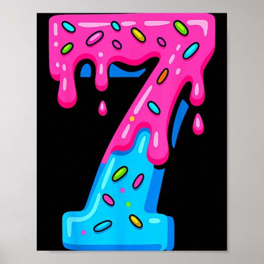 6 7 Couple Halloween Costume Ice Cream Drip Gen Al Poster (Vorne)