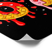 6 7 Cream Drip Six Seven Meme Valentine's Day Men Poster (Ecke)