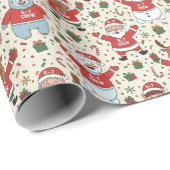 6-7 Crew Weihnachten Geschenkpapier (Rolleneckpunkt)