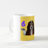 6 7 Funny Crazy Doggie Mug Kaffeetasse (Vorderseite Links)