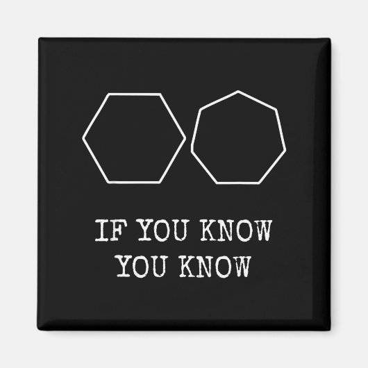 6 7 Funny If You Know You Know Meme Six Seven  Magnet (Vorne)