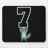 6 7 Funny Matching Teachers Halloween Kostüm Racc Mousepad (Vorne)