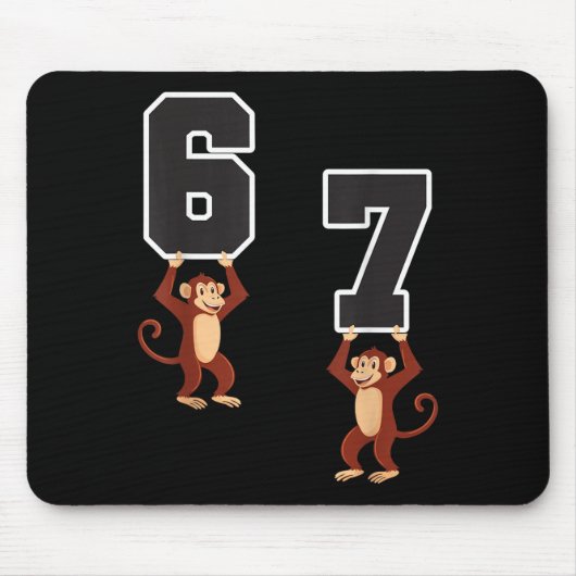 6 7 Funny Matching Teachers Halloween Kostümmonk Mousepad (Vorne)