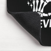 6 7 Funny Skeleton Hands, Funny Halloween T - Shir Mousepad (Ecke)