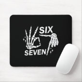 6 7 Funny Skeleton Hands, Funny Halloween T - Shir Mousepad (Mit Mouse)
