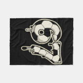 6 7 Fußball Ll Drip Grafik Six Seven Meme Fleecedecke (Vorderseite (Horizontal))
