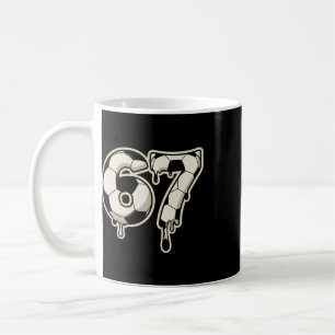 6 7 Fußball Ll Drip Grafik Six Seven Meme Kaffeetasse