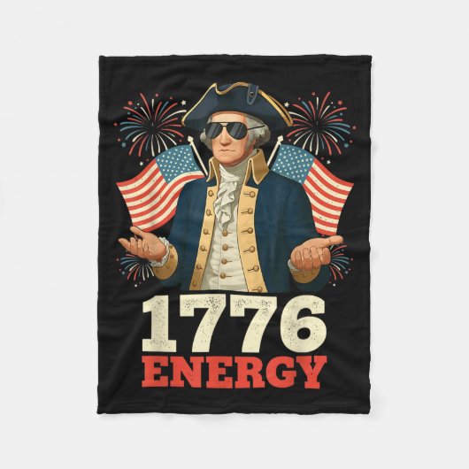 6-7 George Washington Six Seven Meme Funny 4th Of  Fleecedecke (Vorderseite)